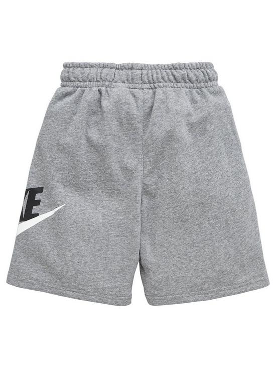 back image of nike-boys-sportswear-club-short-grey