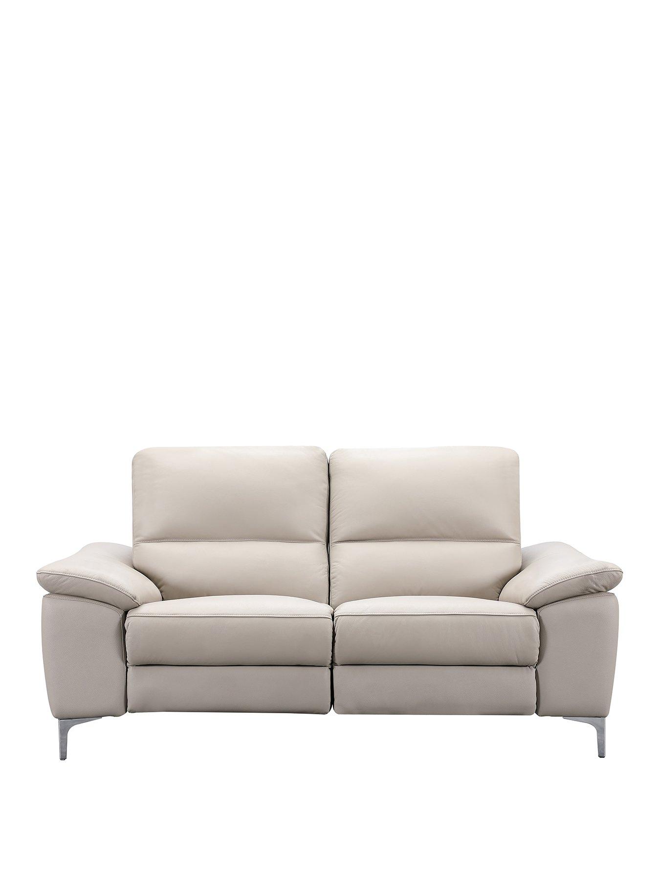 Image 2 of 6 of The Very Collection Pavilion 2 Seater Leather/Faux Leather Power Recliner Sofa&nbsp;- FSC&reg; Certified