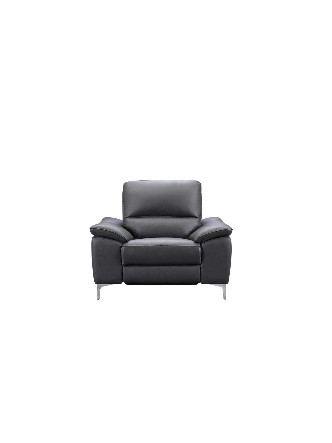 Very Home Pavilion Leather/Faux Leather Power Recliner Armchair