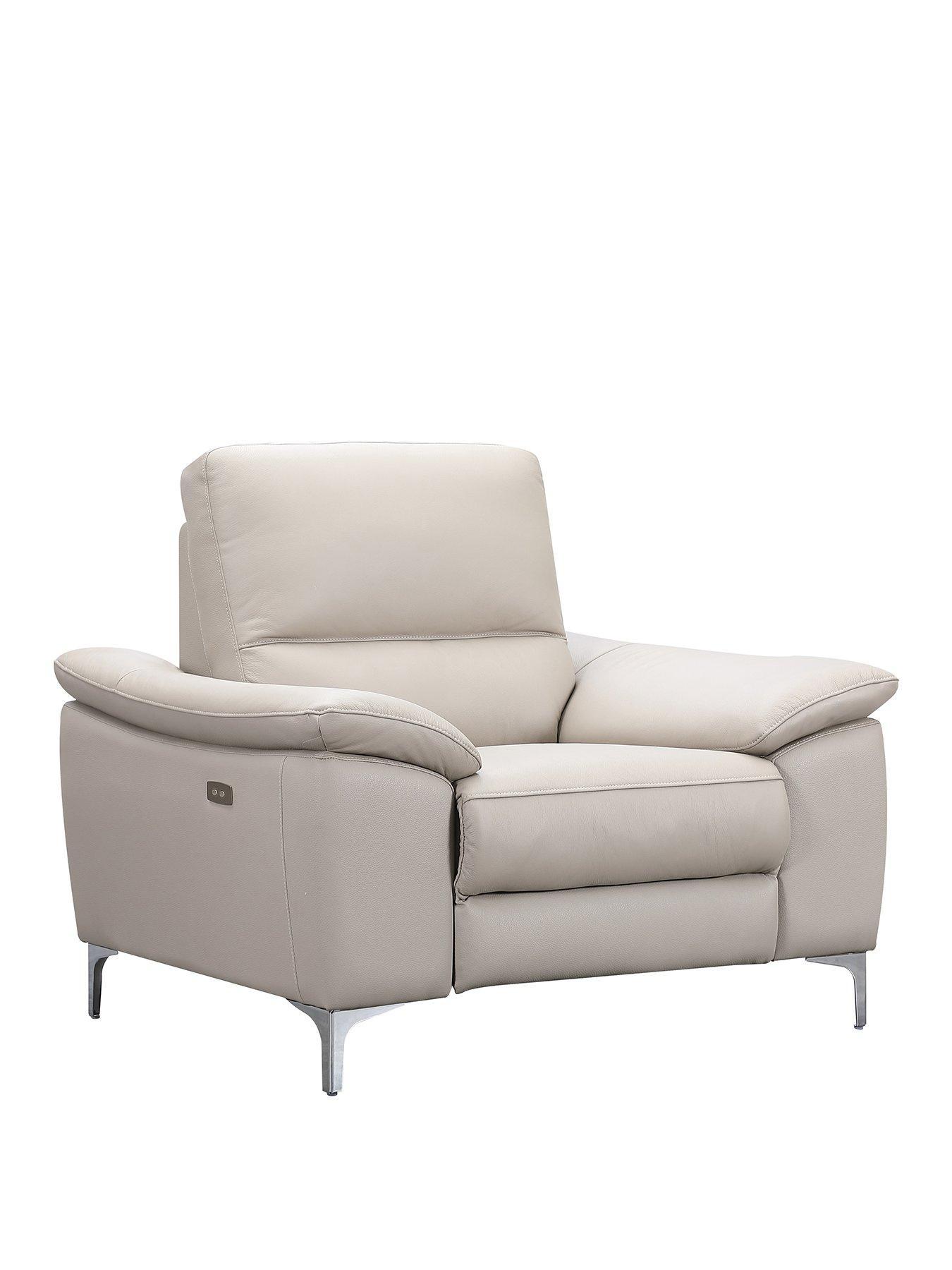 Pavilion Leather Power Recliner Armchair