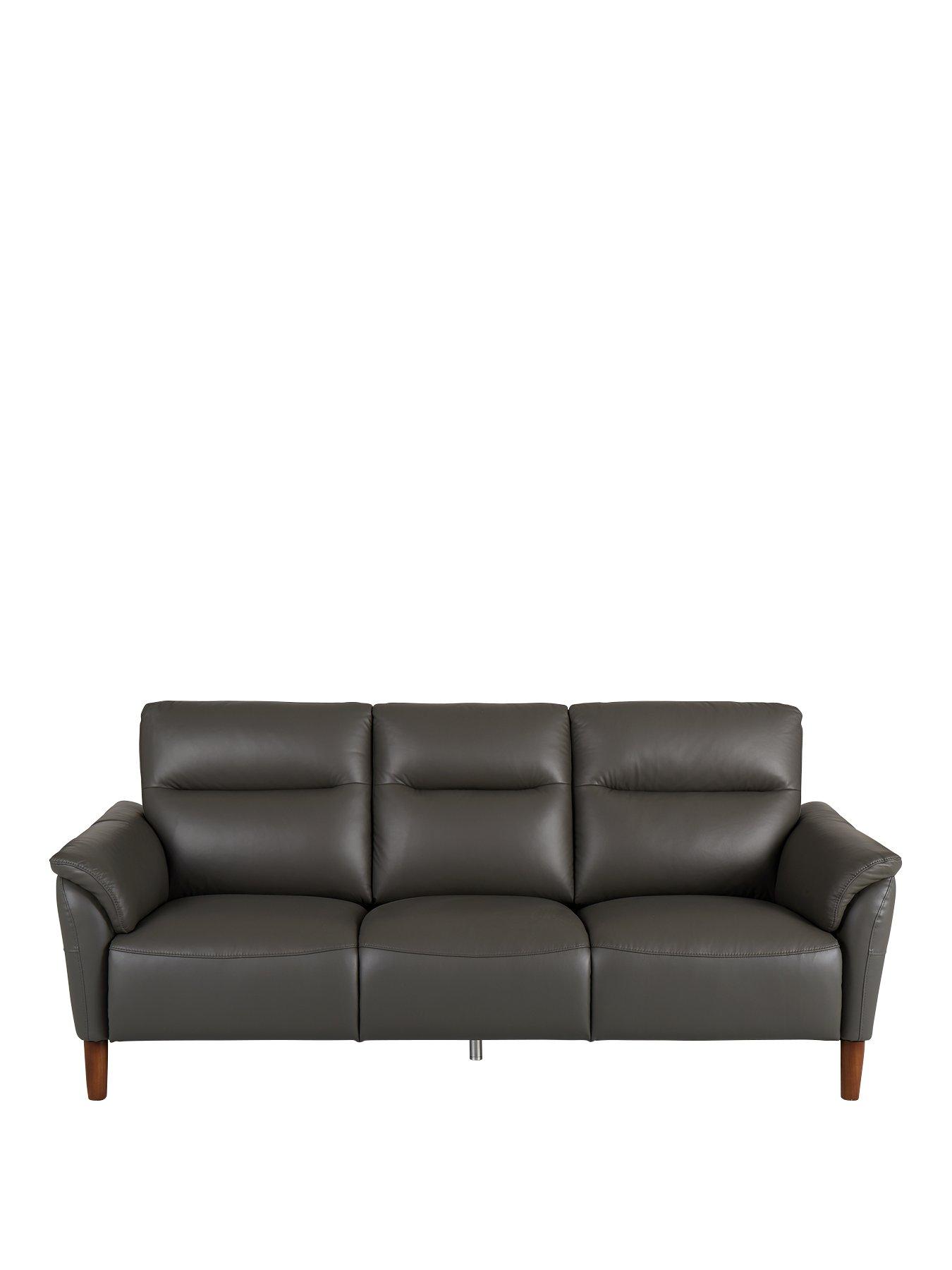 Alessia Leather Sofa 3 Piece Set