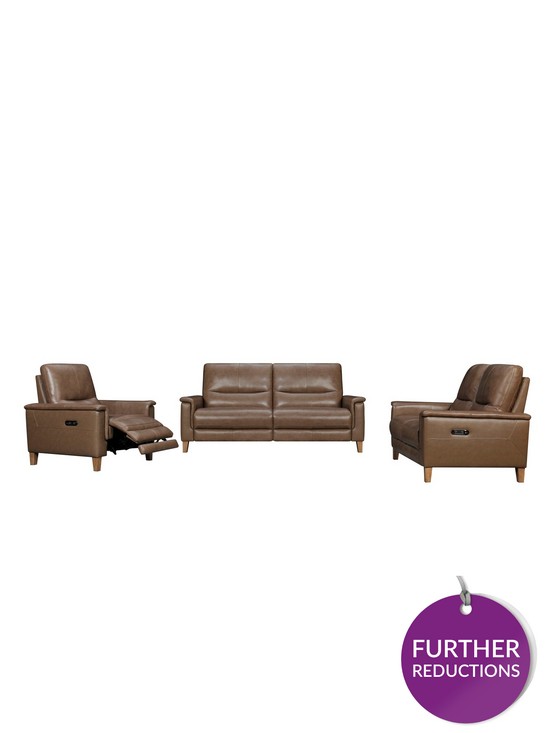 stillFront image of harlow-real-leatherfaux-leather-3-seater-power-recliner-sofa