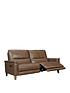  image of harlow-real-leatherfaux-leather-3-seater-power-recliner-sofa