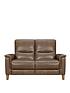  image of harlow-real-leatherfaux-leather-2-seater-power-recliner-sofa