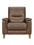 image of harlow-real-leatherfaux-leather-power-recliner-armchair