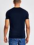  image of river-island-essential-muscle-fit-t-shirt-navy