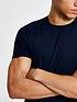  image of river-island-essential-muscle-fit-t-shirt-navy