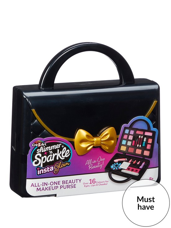 stillFront image of shimmer-sparkle-shimmer-n-sparkle-instaglam-all-in-one-beauty-makeup-purse