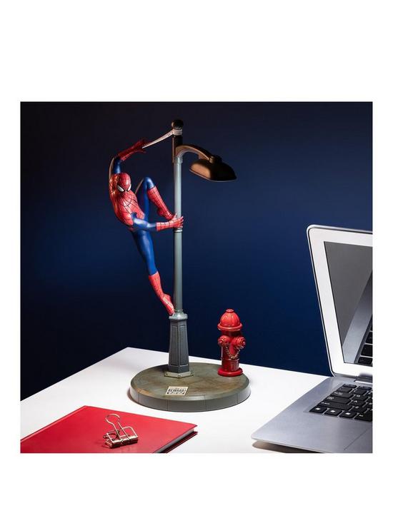 front image of marvel-spiderman-lamp