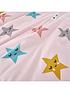  image of cosatto-happy-stars-duvet-cover-set-toddler-pink