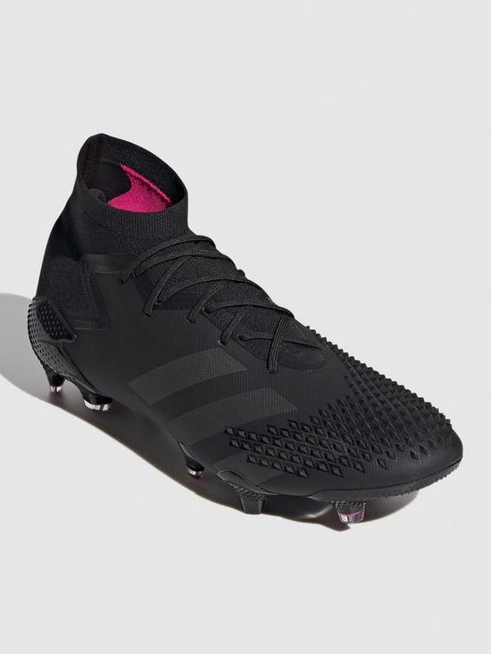 front image of adidas-predator-201-firm-ground-football-boots-black