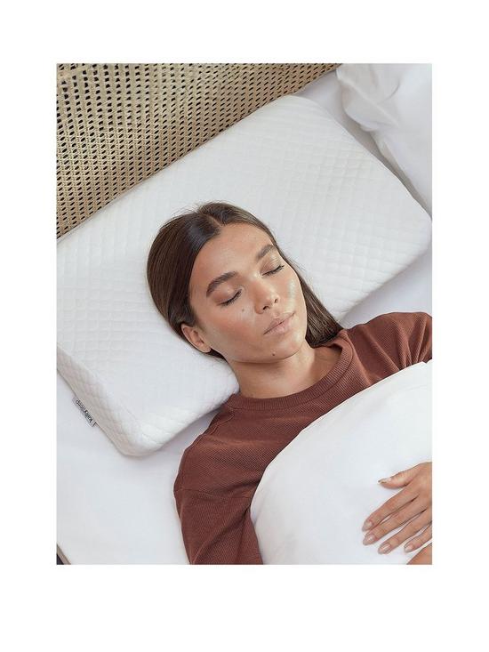 front image of kally-sleep-neck-pain-pillow
