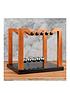  image of harvey-makin-collection-wood-effect-newtons-cradle-16x18cm