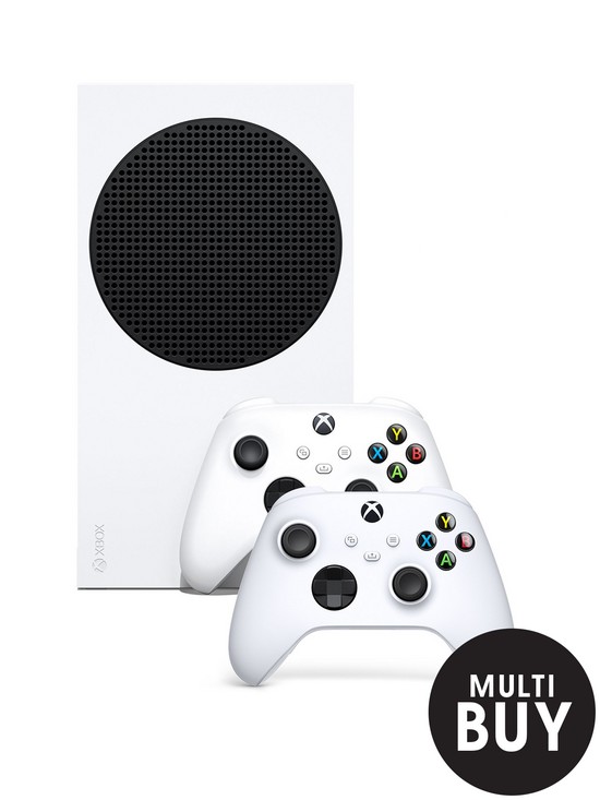 front image of xbox-series-s-console-withnbspadditionalnbspwireless-controller-7-colours-to-choose-from