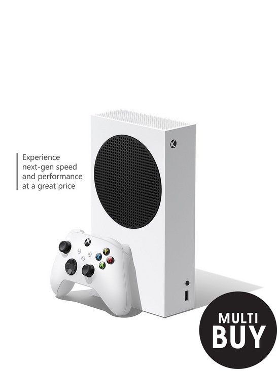 stillFront image of xbox-series-s-console-withnbspadditionalnbspwireless-controller-7-colours-to-choose-from