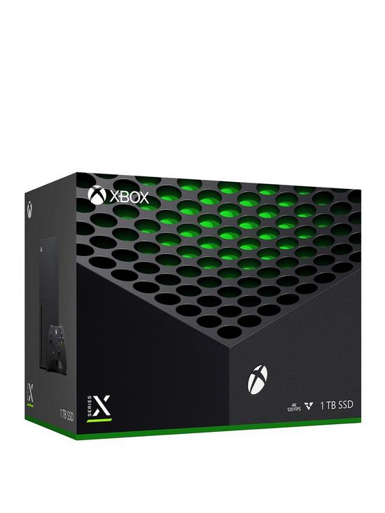 stillFront image of xbox-series-x-console-with-optional-extras