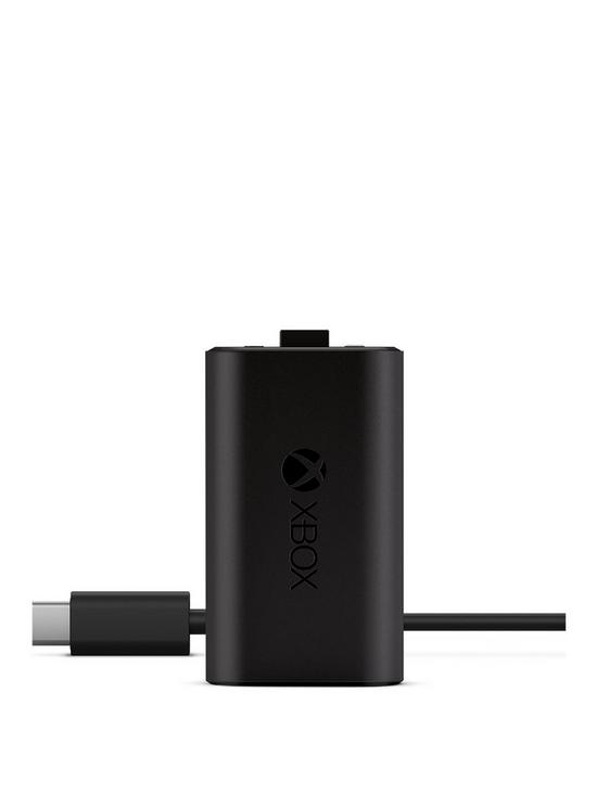 front image of xbox-prechargeable-battery-usb-creg-cablep
