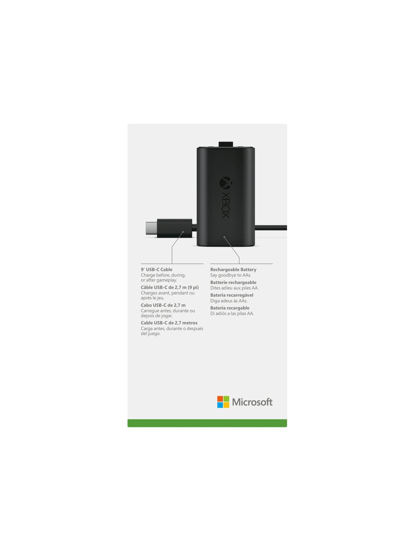 image of xbox-prechargeable-battery-usb-creg-cablep