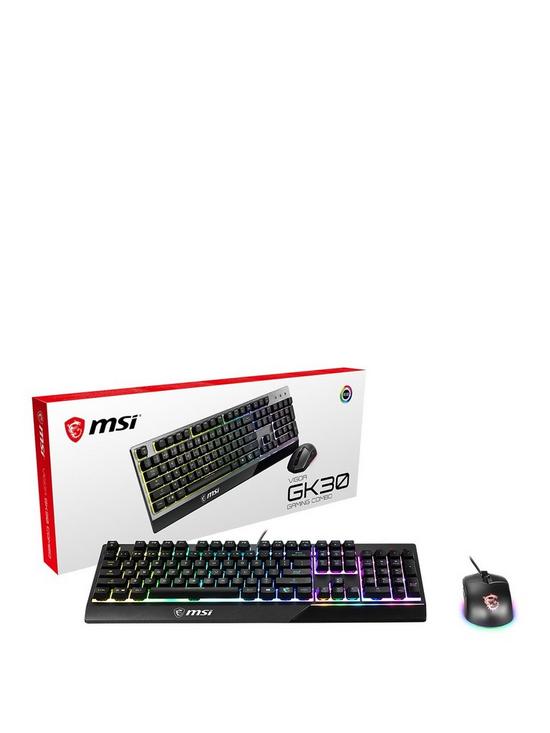 front image of msi-clutch-gm11-mouse-and-vigor-gk30-keyboard-gaming-bundle