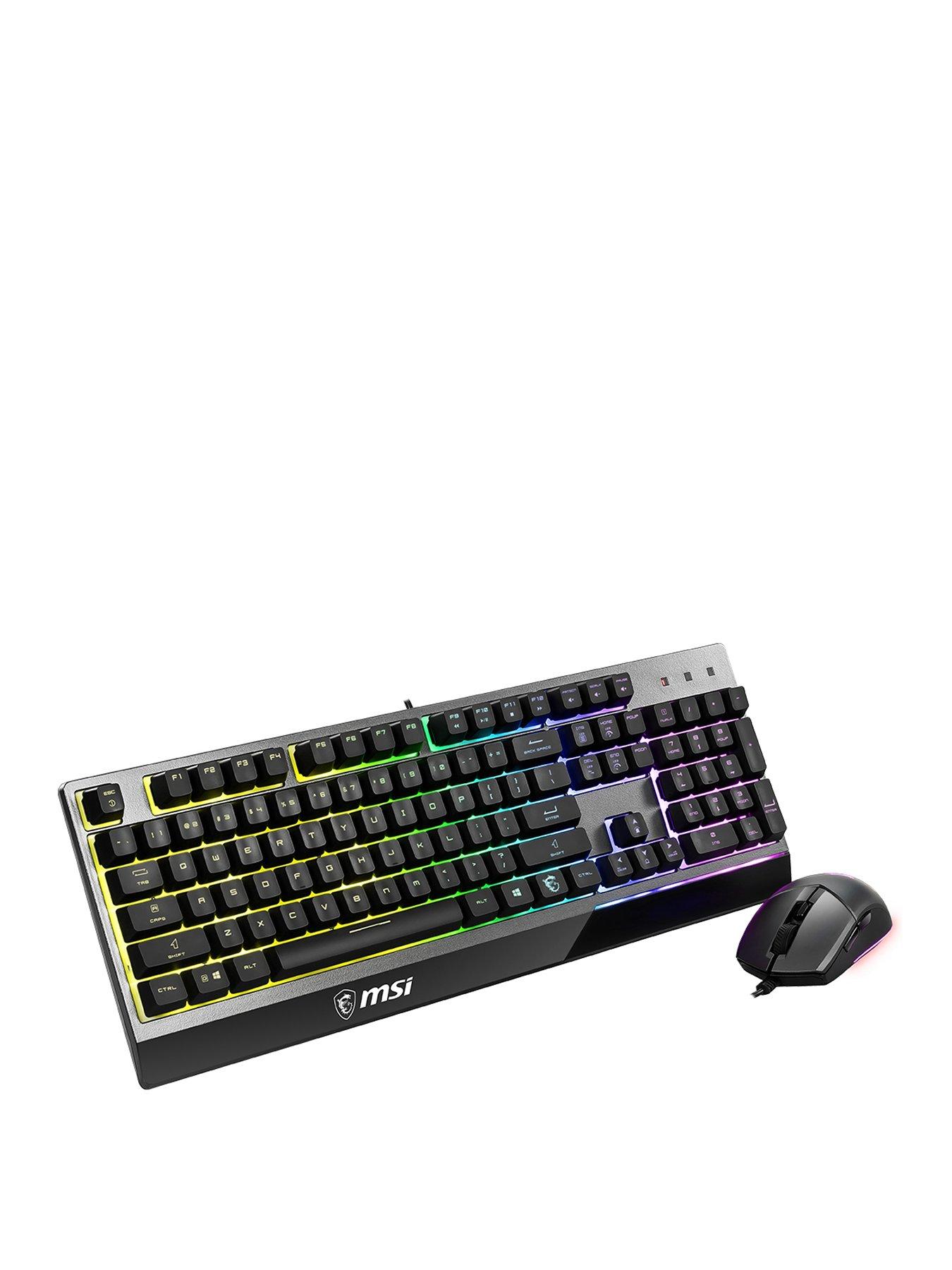 MSI Clutch GM11 Mouse and Vigor GK30 Keyboard Gaming Bundle