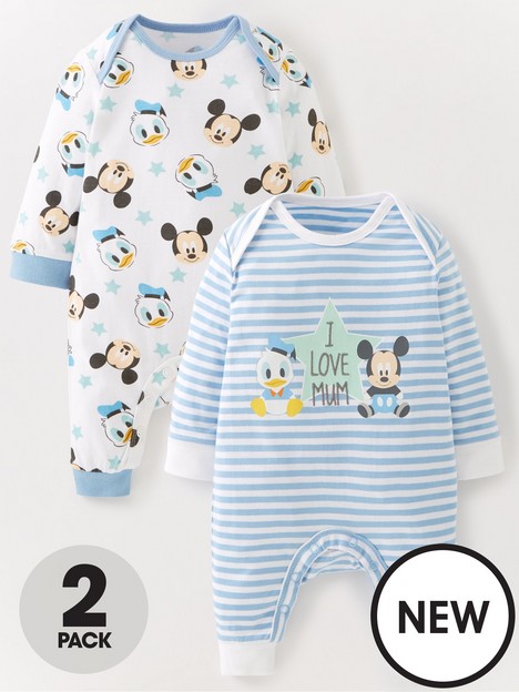 mickey-mouse-baby-boy-mickey-mouse-and-donald-duck-2-pack-babygrows-blue