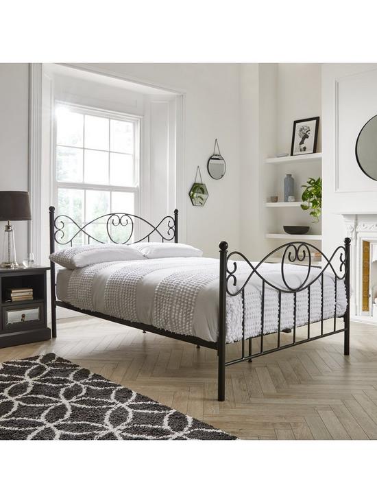 stillFront image of juliette-bed-frame-with-mattress-options-buy-and-save