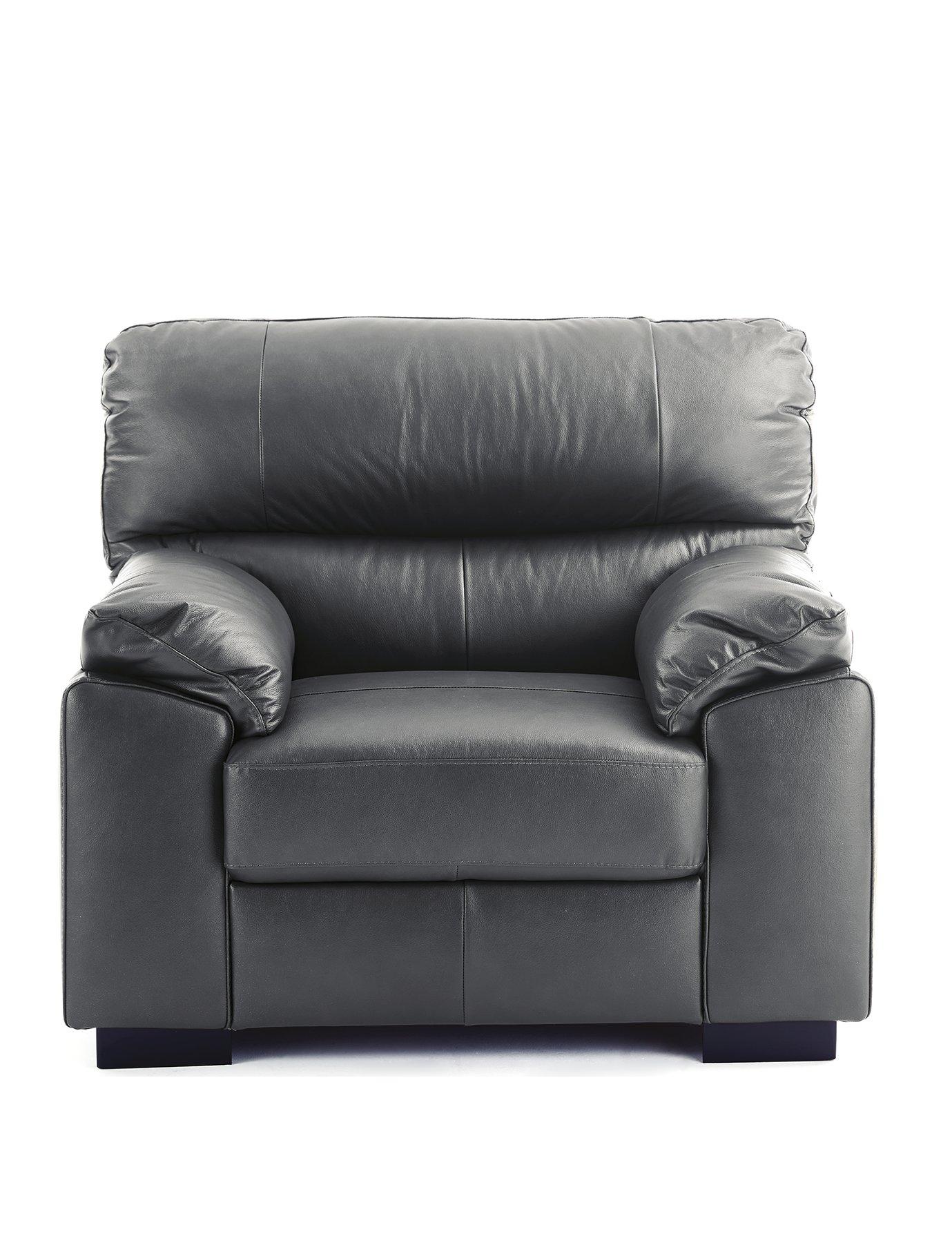  image of the-very-collection-ambrose-italian-leather-armchairnbsp--fscreg-certified