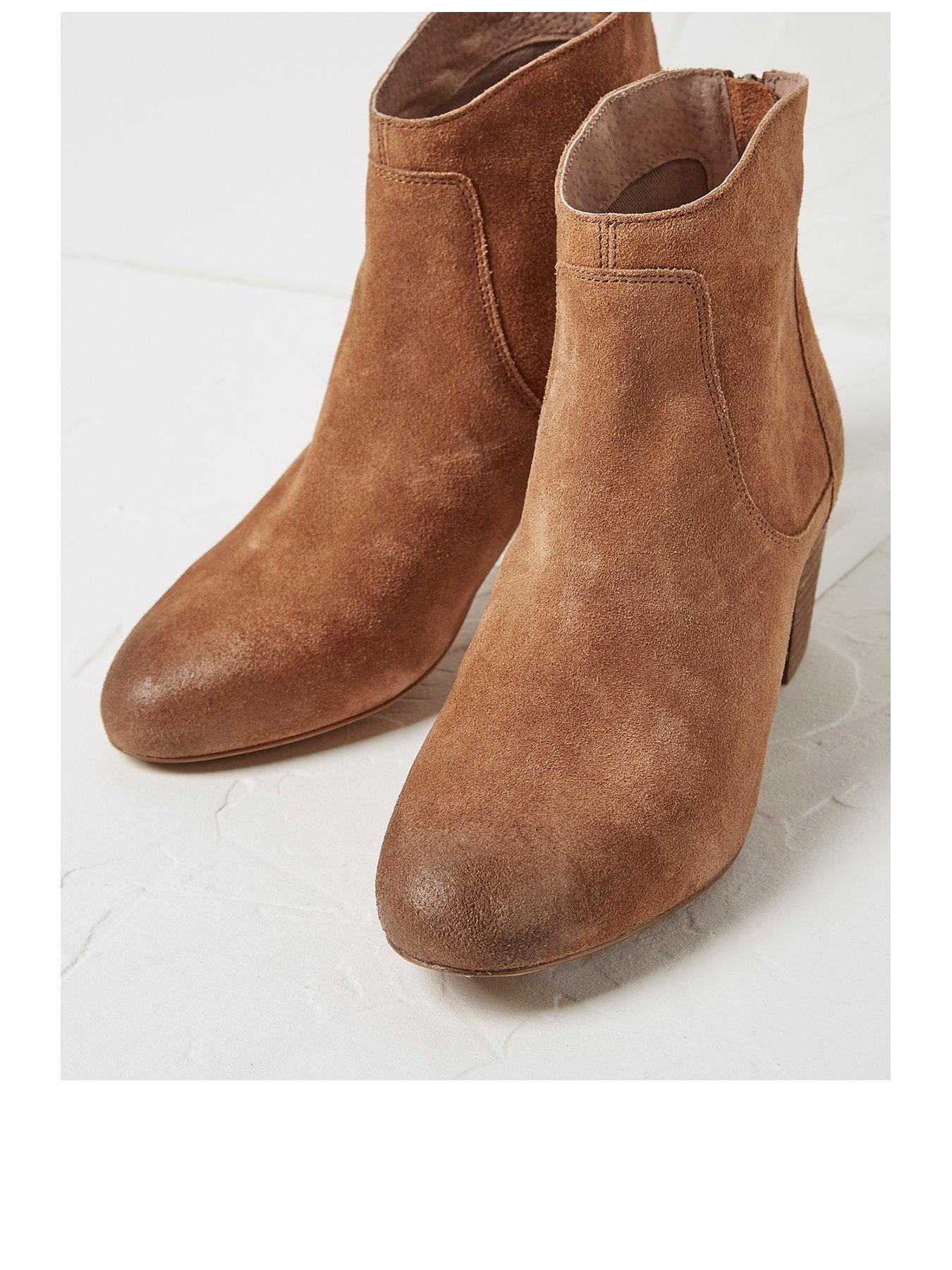 fat face tan ankle boots
