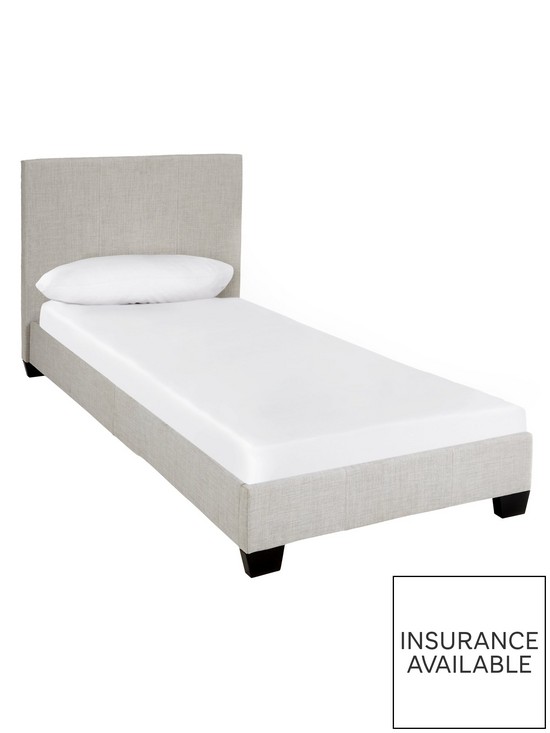 stillFront image of everyday-riley-fabric-single-bed-frame