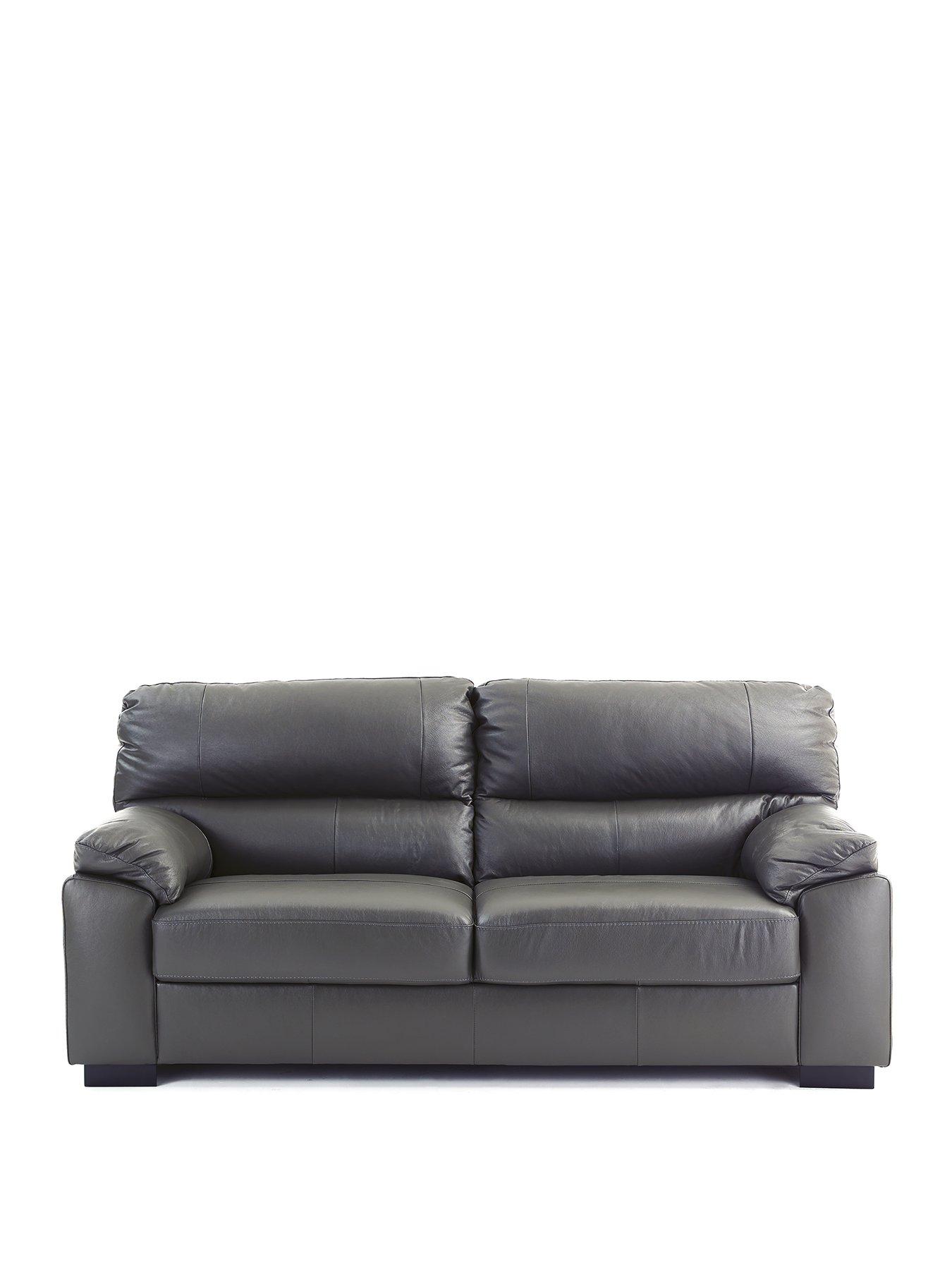 Image 2 of 6 of The Very Collection Ambrose Italian Leather 3 Seater Sofa&nbsp;- FSC&reg; Certified