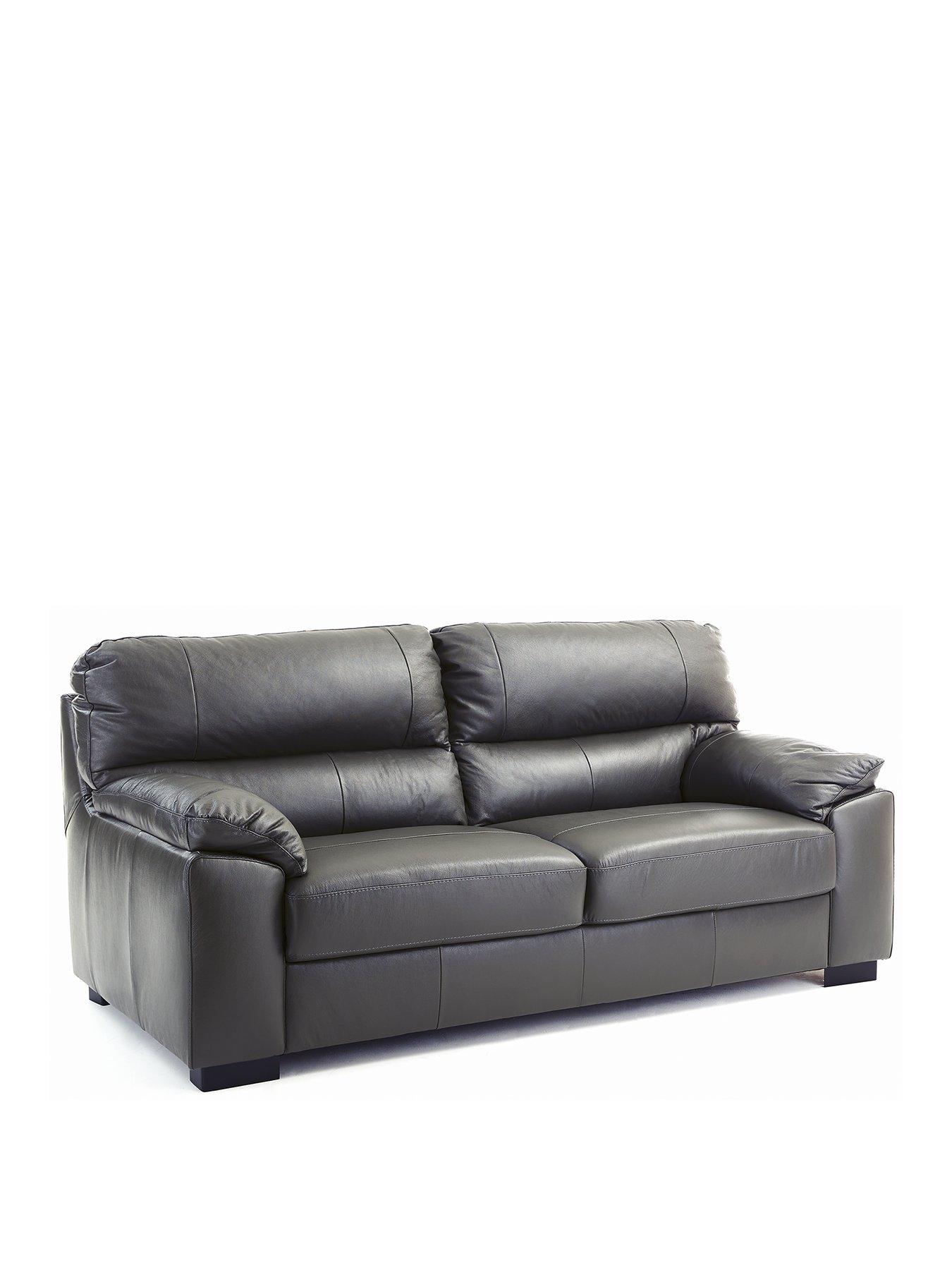 Image 3 of 6 of The Very Collection Ambrose Italian Leather 3 Seater Sofa&nbsp;- FSC&reg; Certified