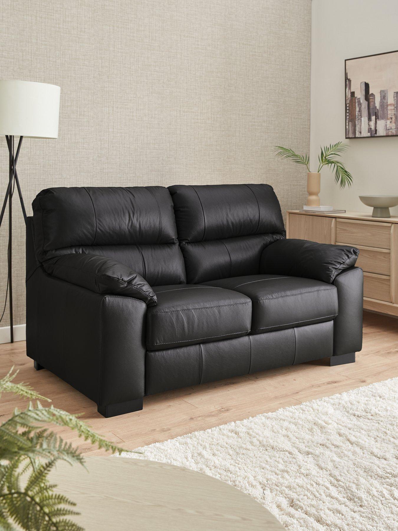 The Very Collection Ambrose Italian Leather 2 Seater Sofa - FSC® Certified