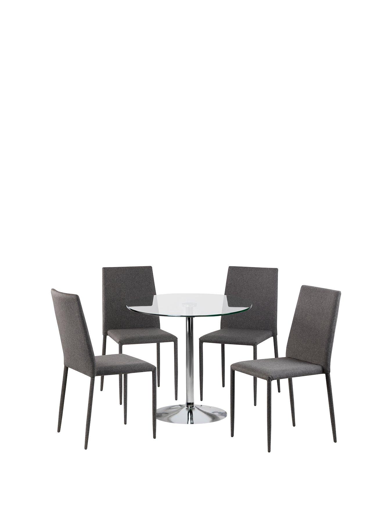 front image of julian-bowen-kudos-80-cm-round-diningnbsptablenbspnbsp4-jazznbspchairs-glassgrey