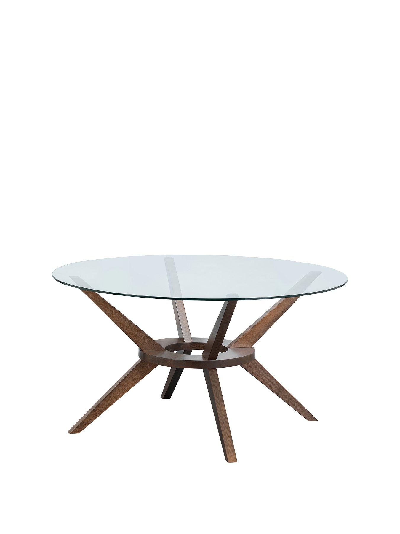 front image of julian-bowen-chelsea-120nbspcm-round-glass-top-diningnbsptable