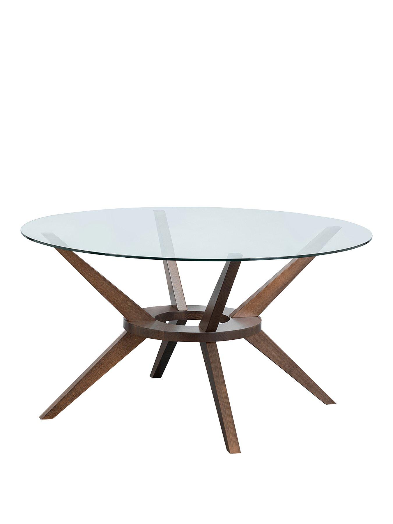 stillFront image of julian-bowen-chelsea-large-140nbspcm-round-glass-topnbspdiningnbsptable