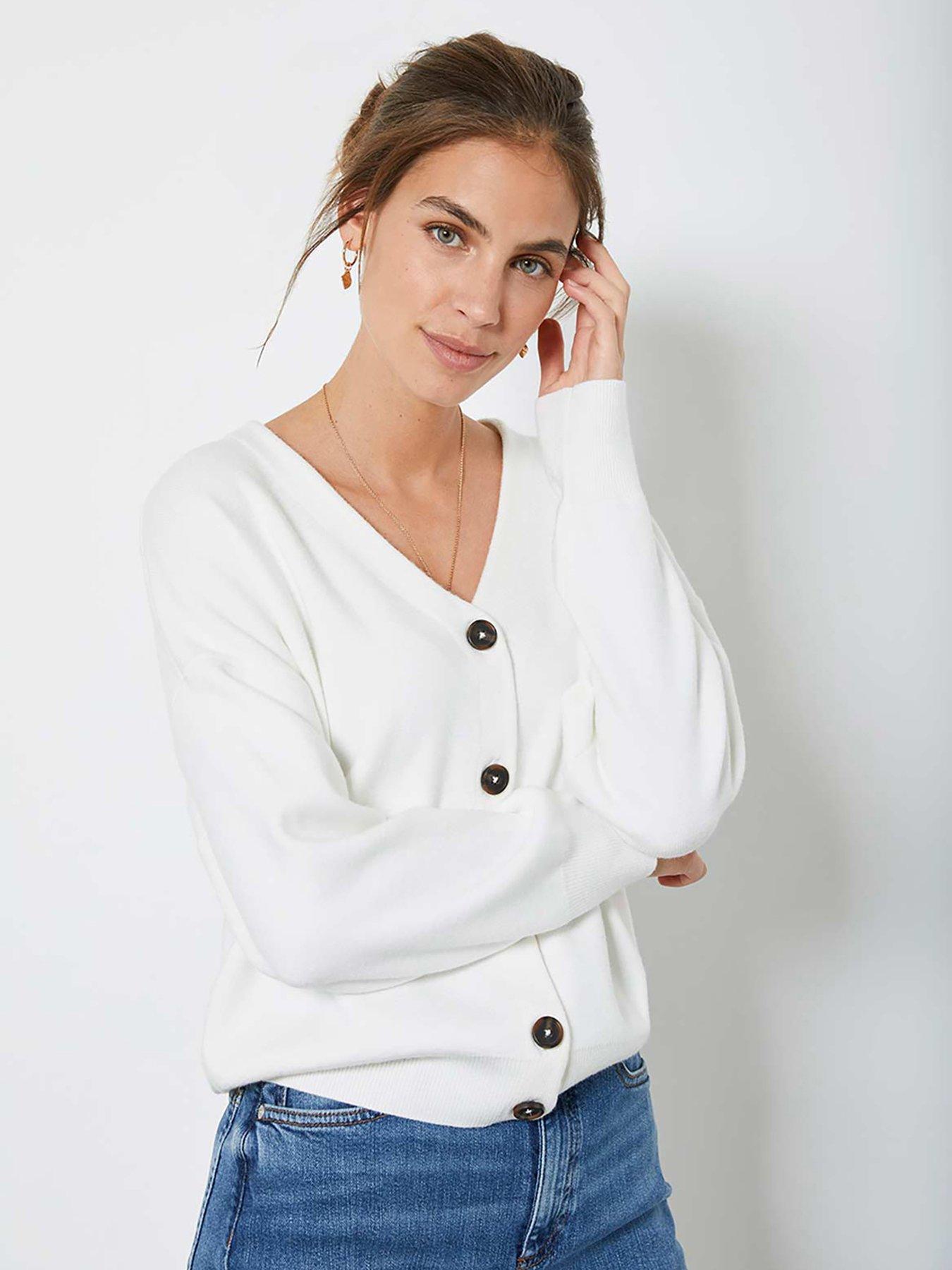 mint velvet cream cardigan