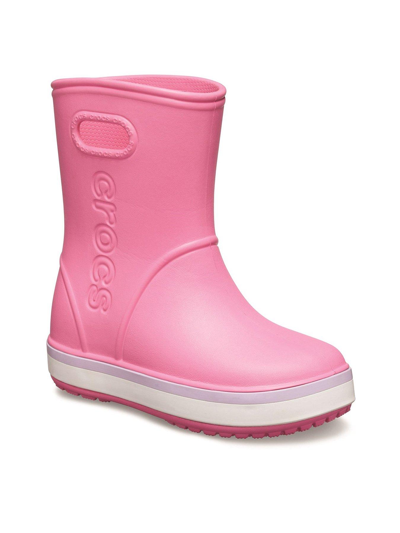 Crocs girls best sale rain boots