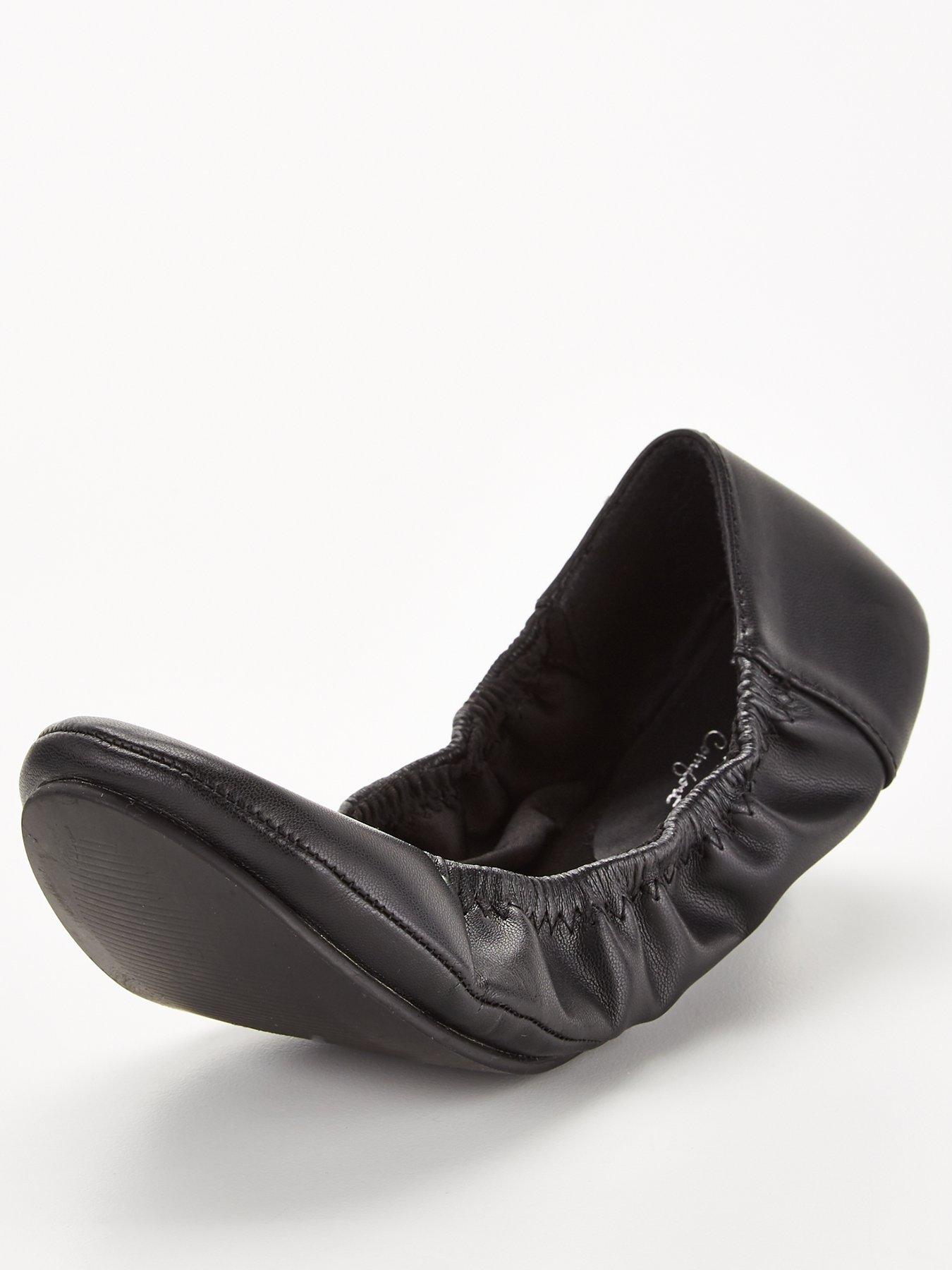 elasticated ballerina shoes