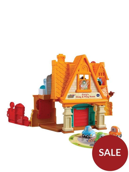 front image of vtech-toot-toot-cory-carson-corys-stay-amp-play-home