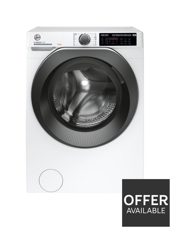 front image of hoover-h-wash-500-hwd-610ambc1-80-10kg-load-1600-spin-washing-machine-white-with-wifi-connectivity-a-rated