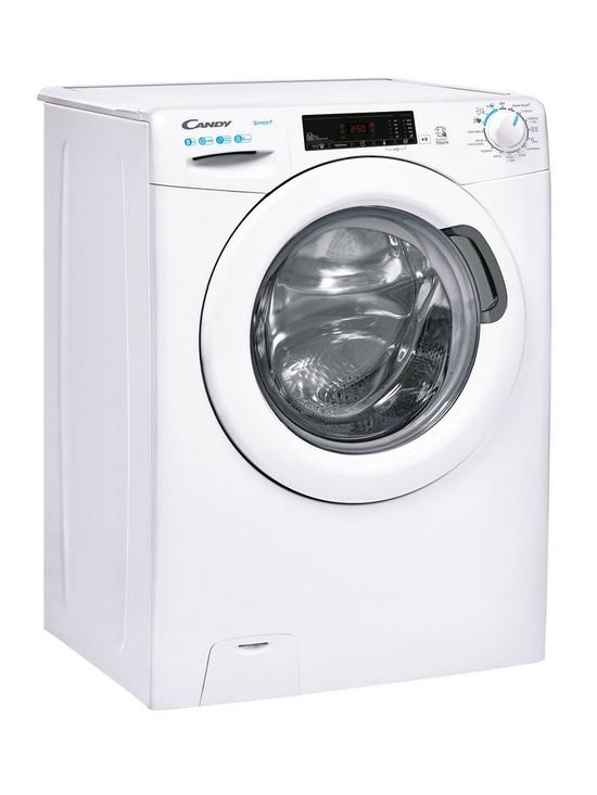 stillFront image of candy-smart-cs-148te1-80-8kg-loadnbsp1400-spin-washing-machine-white
