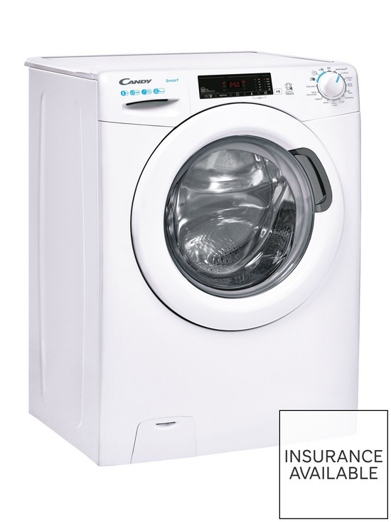 stillFront image of candy-smart-cs-148te1-80-8kg-loadnbsp1400-spin-washing-machine-white