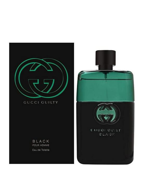 front image of gucci-guilty-black-mens-edt-90ml