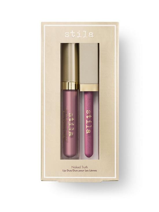 stillFront image of stila-naked-truth-liquid-lipstick-lip-gloss-set