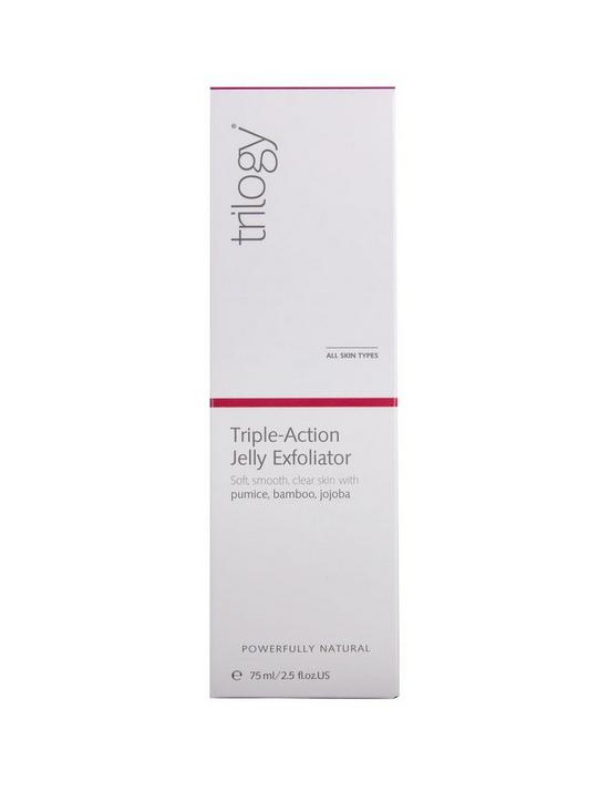 stillFront image of trilogy-triple-action-jelly-exfoliator-75ml
