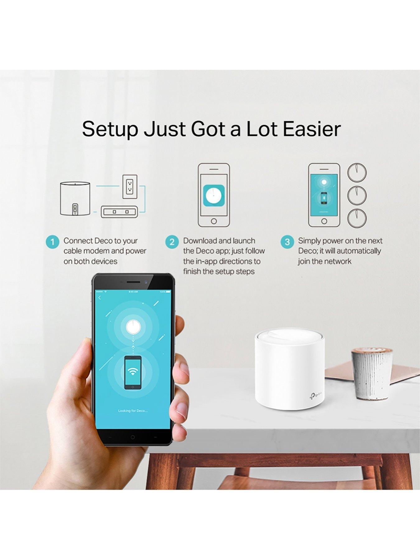 Image 3 of 4 of TP Link Deco X20 (3-Pack) AX1800 Wi-Fi 6 Whole Home Wi-Fi