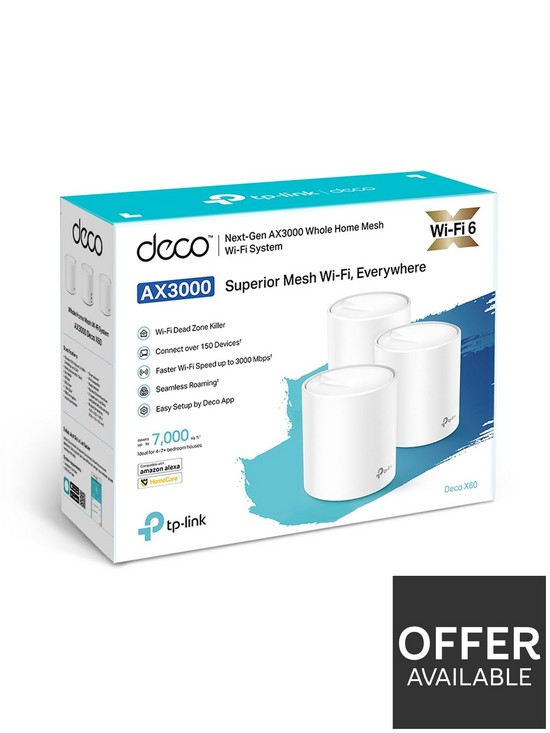 outfit image of tp-link-deco-x603-pack-ax3000-whole-home-mesh-wi-fi-6-system