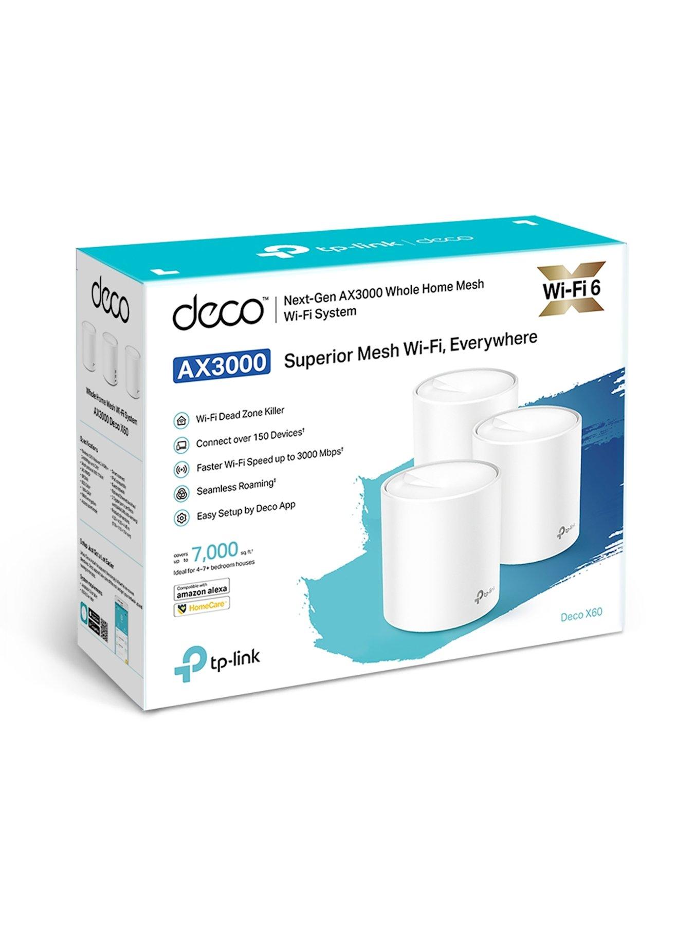 Image 2 of 5 of TP Link Deco X60(3-Pack) AX3000 Whole Home Mesh Wi-Fi 6 System