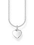  image of thomas-sabo-sterling-silver-heart-pendant-necklace