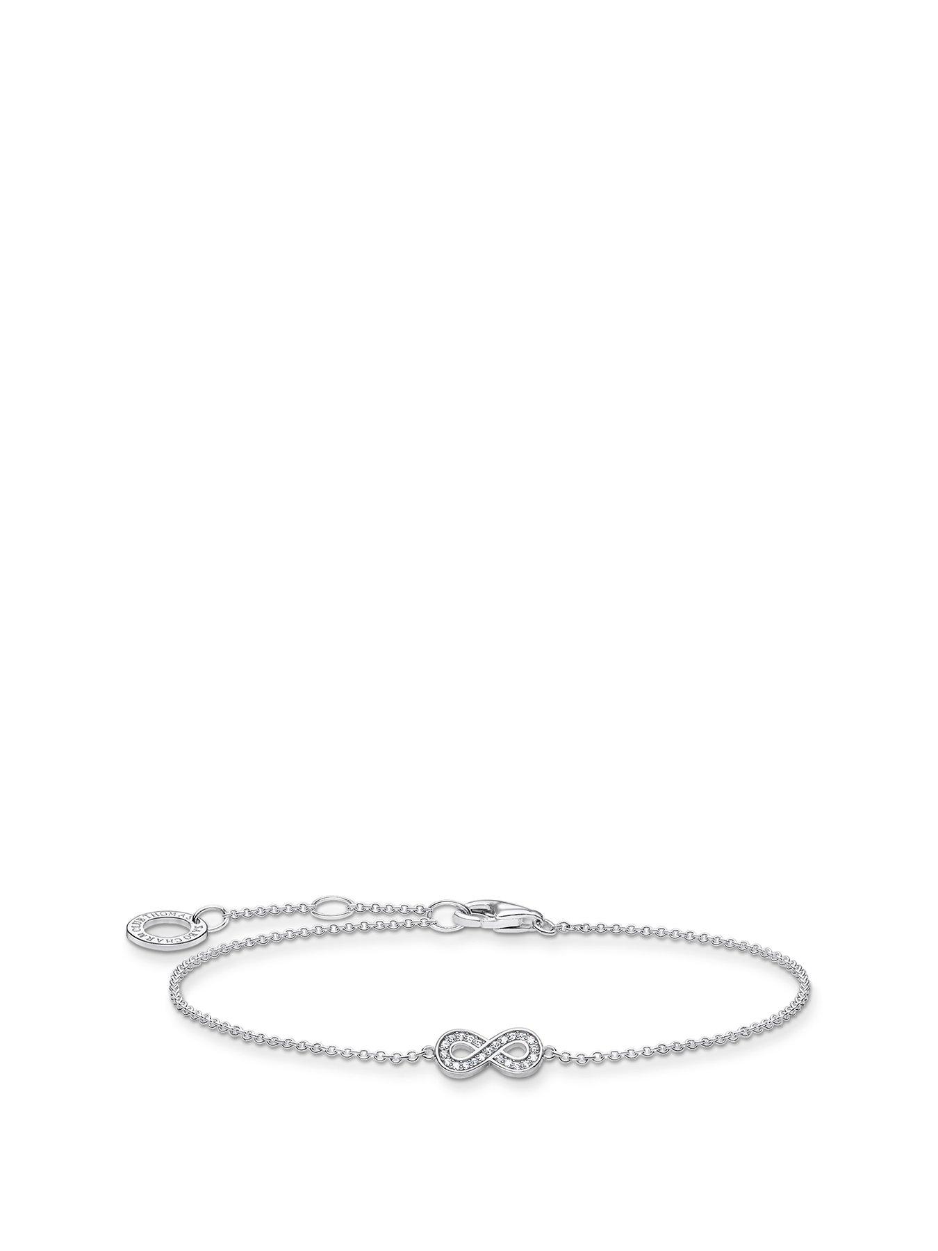 undefined Sterling Silver Infinity Bracelet